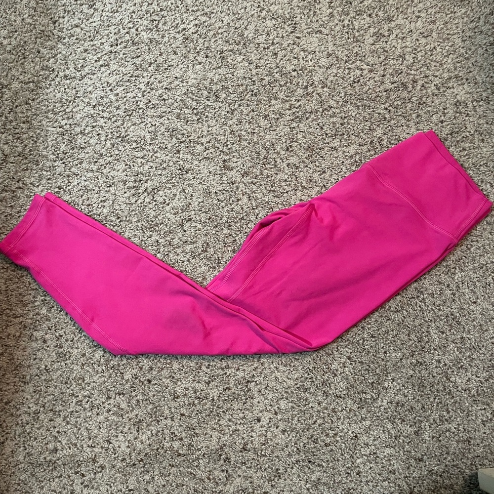 Til You Collapse Effortless Scrunch Leggings Magenta